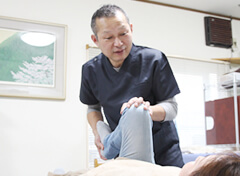 施術の様子